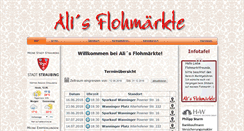 Desktop Screenshot of flohmarkt-welt.de