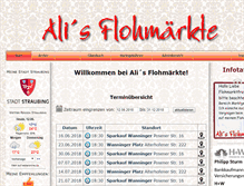 Tablet Screenshot of flohmarkt-welt.de